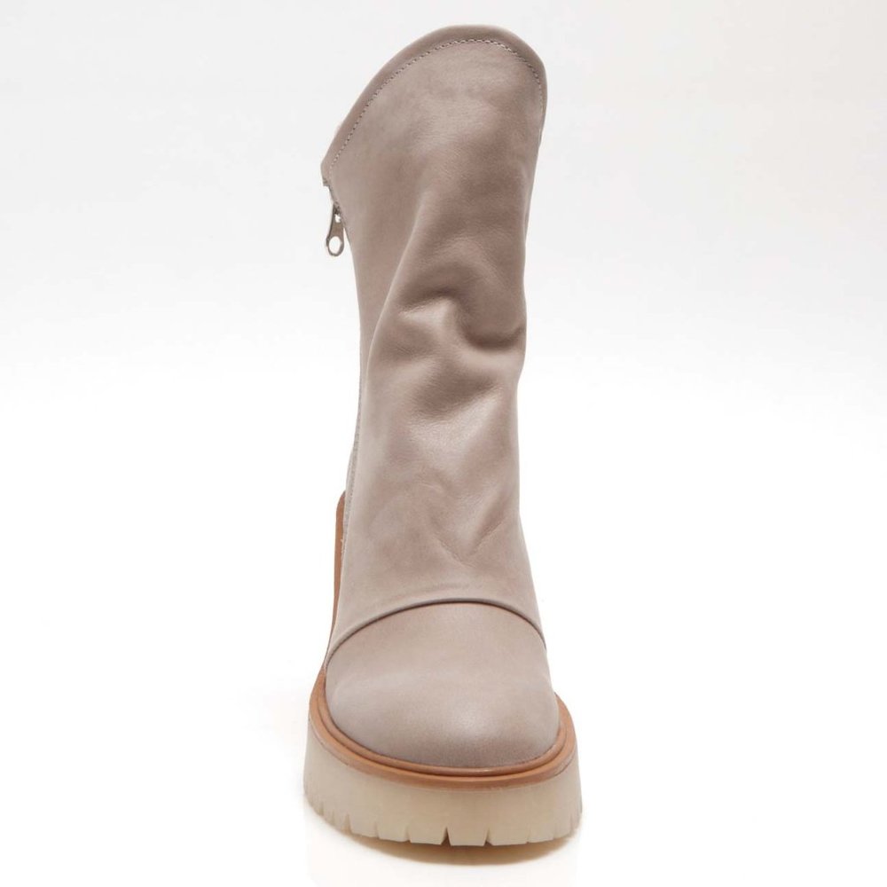 đLAST CHANCEđ NWT Free People Jack Zip Boot / Nickel - Picture 5 of 8
